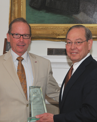 picture of Commissioner Shroer and Chancellor Cheek